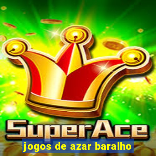 jogos de azar baralho